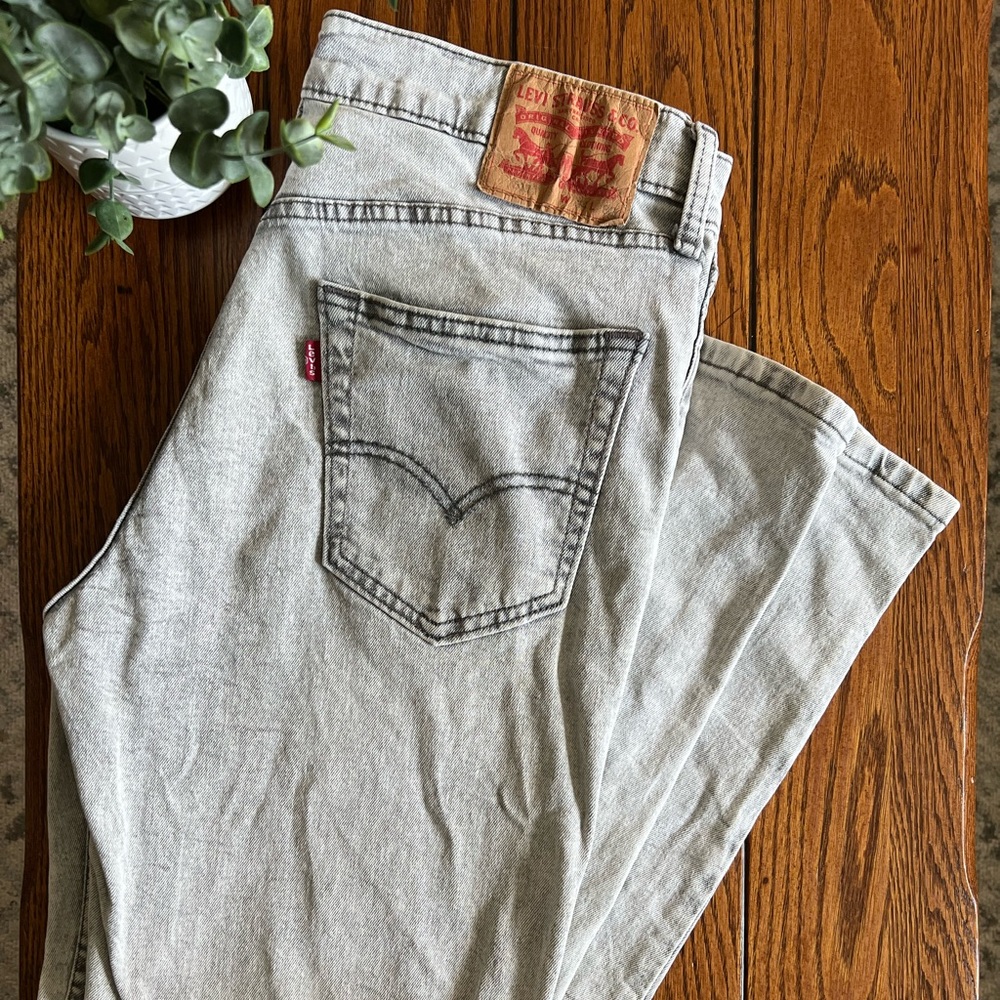 Levi’s Men’s Light Grey Jeans, 34x32